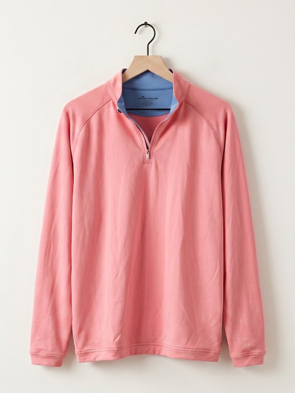 Peter Millar Seaside Coral Quarter Zip Pullover Performance Golf Men's XXL